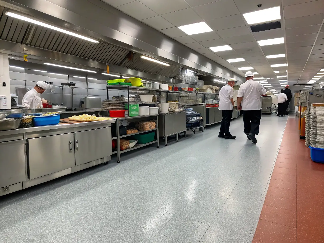 An image showcasing PYROCHILL BEVARA being applied in a commercial kitchen, demonstrating its suitability for high-risk areas.